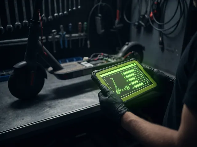 Diagnostic électronique sur tablette